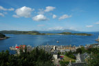 View of Oban Bay from McCaig's Tower