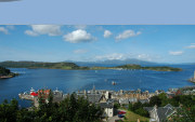 Oban Bay from McCaig's Tower